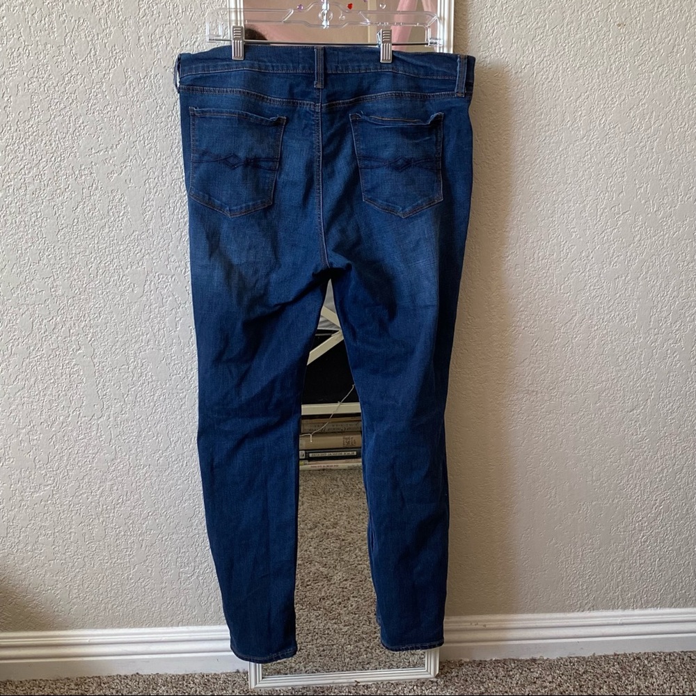 Dark Blue Ripped Jeans - Picture 2 of 3